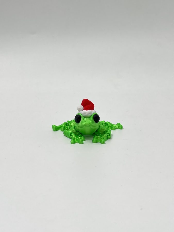 Christmas frog