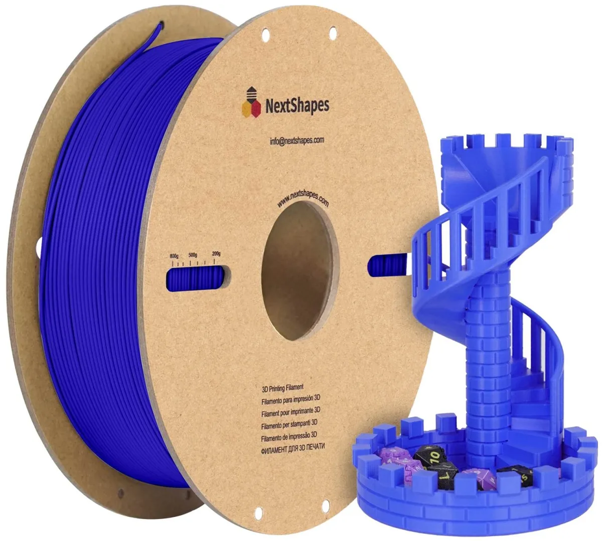 NextShapes PLA 1.75 мм 1 кг синий