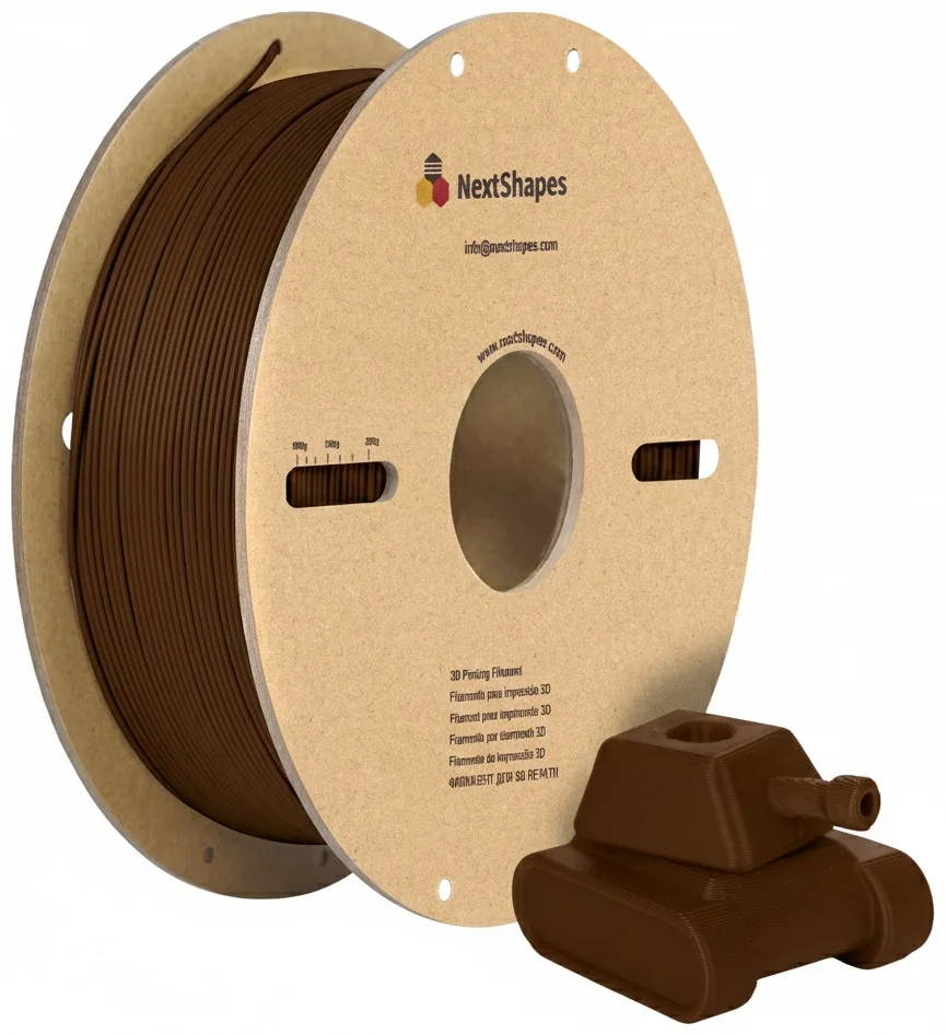 NextShapes PLA 1.75 мм 1 кг шоколадный