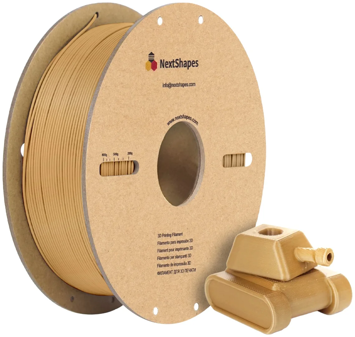 NextShapes PLA 1.75 мм 1 кг золотистый